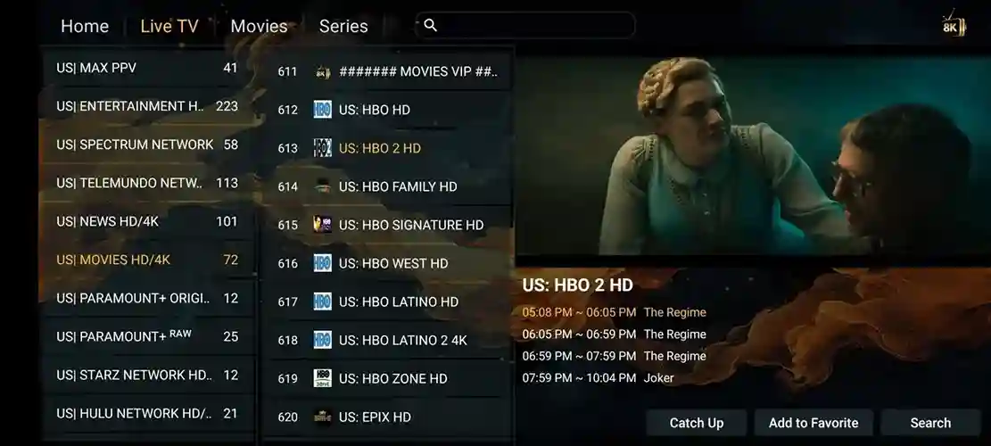 Preview 1 - Homeplex IPTV Premium IPTV Subscription